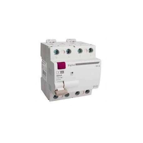 Interrupteur Différentiel Tétrapolaire 40A Type F/HPI 30mA Interrupteur Différentiel Tétrapolaire 40A Type F/HPI 30mA